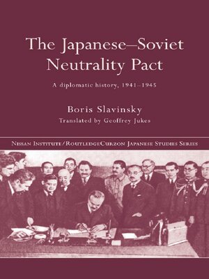 cover image of The Japanese-Soviet Neutrality Pact